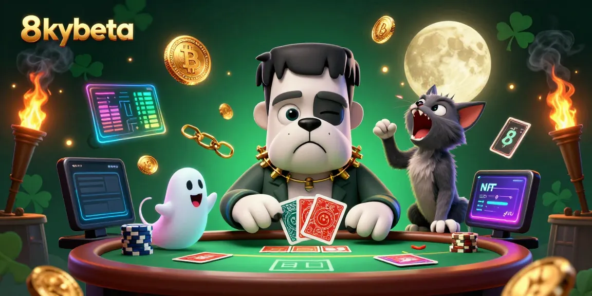 Engage with the lively 8xbeta casino scene featuring colorful characters and vibrant game elements.