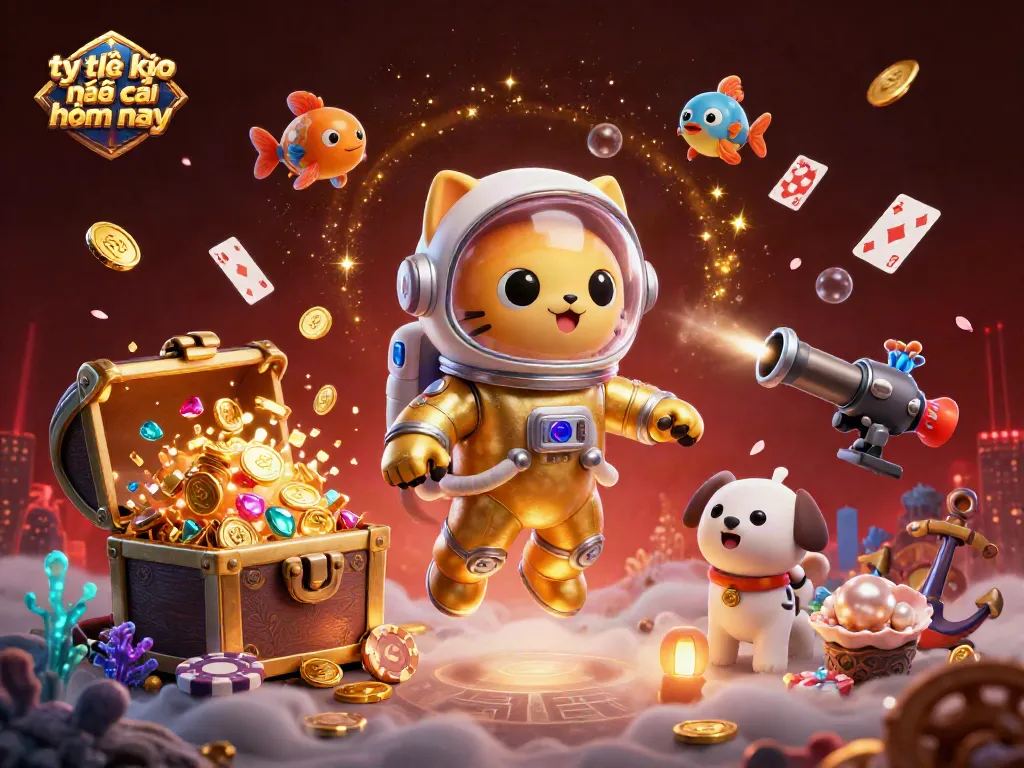 Experience the excitement of tỷ lệ kèo nhà cái hôm nay with vibrant, engaging gameplay illustrated in 3D.