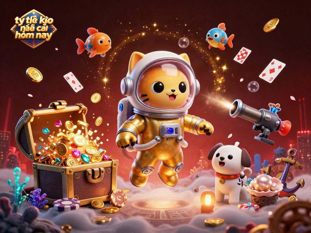 Experience the excitement of tỷ lệ kèo nhà cái hôm nay with vibrant, engaging gameplay illustrated in 3D.