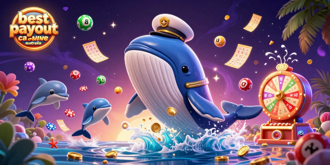 Experience the excitement of the best payout casino online Australia with vibrant whales and playful dolphins.